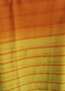 Elegant Yellow red &amp; Orange triple shade Saree