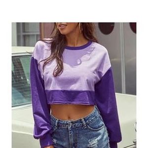 Patchwork Oversized Pullover