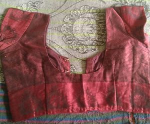 Marron  Stitched Blouse