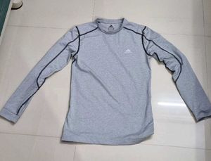 Adidas Gray Long Sleeve Shirt