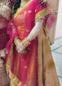 Yellow And Pink Bridal LAHNAGA☆☆☆
