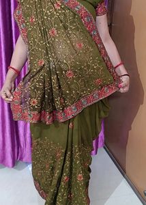 Jari Work Saree