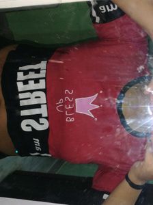 Cute Graphic Crop Tee