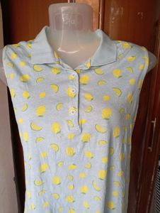 Lemon Print Dress