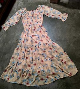 Floral Print Maxi Dress