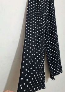Polka Dot Wide Leg Pants
