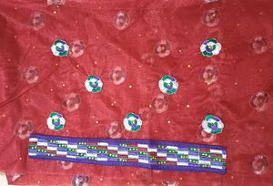 💥🆕️ Bridal Maroon Net Saree