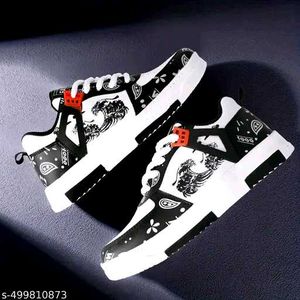 Stylish Black & White Sneakers