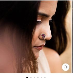 Sizzling Oxidized Clip On Nose Pin