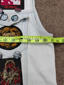 Custom Patched Denim Vest