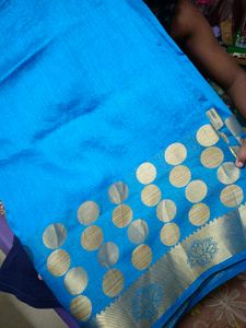Elegant Blue Saree