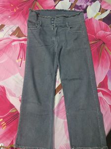 High Waist Loose Jeans