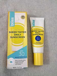 BlissBlock Star SPF 30 Daily Tinted Sunscreen
