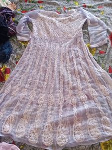 Fully Chickenkari Kurti Beautiful ❤️