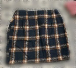 Plaid Mini Skirt