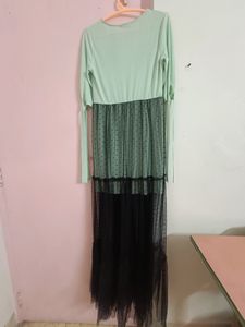 Crisscross Sleeves Maxi