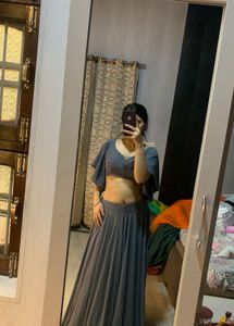 Beautiful Flaired Sleeve Lehanga🎀🦋💝