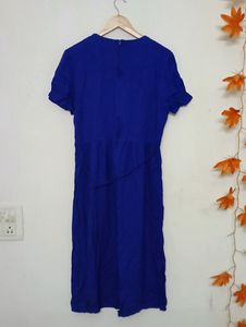 Blue Midi Womens Dress