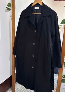 Black Trench Coat (OVERSIZED FIT)