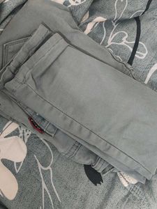 Grey Casual Pants