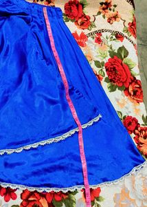 Royal Blue Embroidered Sarara Kameez Set