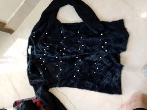Black Feather Shrug