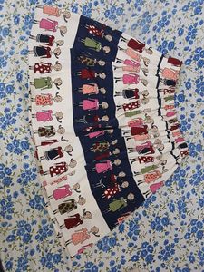 Doll Print Mini Skirt
