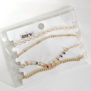 Gold Layered Bracelet Set