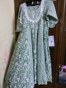 Anarkali Pant With Dupatta Set