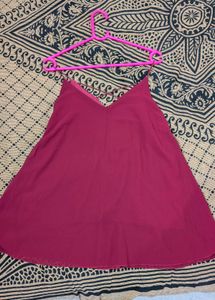 Maroon Sleeveless Top