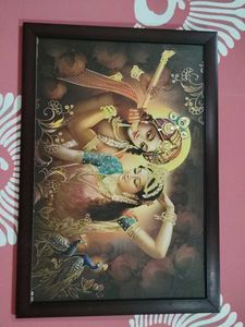 Radha Krishna Framed Art