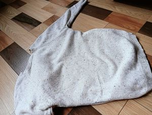 Cozy White Knit Sweater