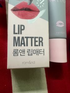 Rom&amp;nd And Laneige Lip Combo