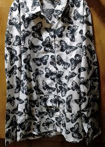 FASHIONABLE BUTTERFLY DESIGN SHIRT FOR GIRLS