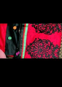 Pink Embroidered Kurti Top