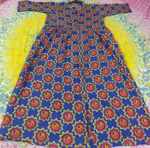 Frock Cutting Stylish Cotton Kurta