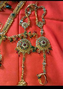bridal Wedding polki necklace set