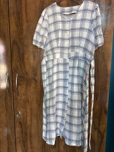 Korean Gingham Dress