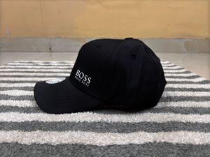 BOSS Embossed Unisex Black Baseball Cap