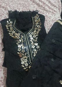Elegant Black Kurta Set