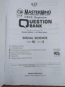 cbse question bank social science class 10