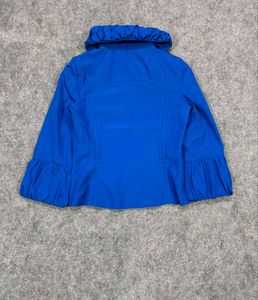 Woman Blue Jacket