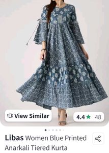 Libas Anarkali Kurta - Size L