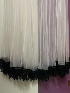 Net Skirt With Black Border