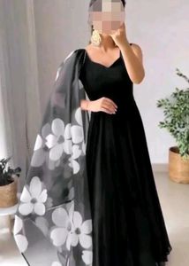 Georgette Suit Duptta Set- Ethnic Gown