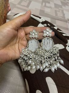 Statement Pearl Drop Earrings