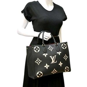 LV ON THE GO MONOGRAM TOTE BAG@, WITHOUT BOX