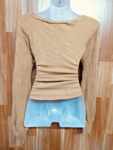 Wrap Long Sleeve Top