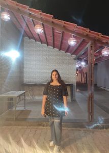 A black cute top cum sort kurti