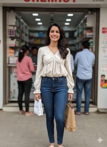 💖✨Broderie Babydoll Blouse-Soft Ivory Dream! ✨💖